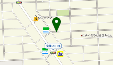 【専用アプリ必須駐車場】PARKING PAY ガーデンヒルズ宝神駐車場の地図画像