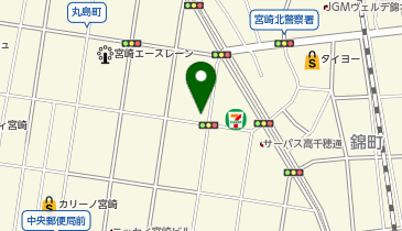 【専用アプリ必須駐車場】PARKING PAY ビスタリー高千穂通駐車場の地図画像