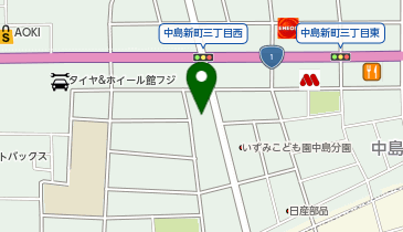 【専用アプリ必須駐車場】PARKING PAY PP 名古屋西中島第1の地図画像