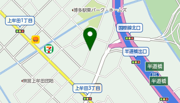 【専用アプリ必須駐車場】PARKING PAY 上牟田2丁目駐車場の地図画像