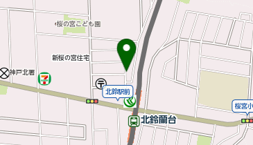 【専用アプリ必須駐車場】PARKING PAY PP 北鈴蘭台駅前第1の地図画像