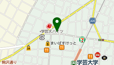 カーオアシス鷹番の地図画像