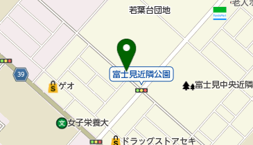 カーオアシス若葉台の地図画像