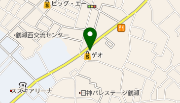らくだプラザ関沢3の地図画像