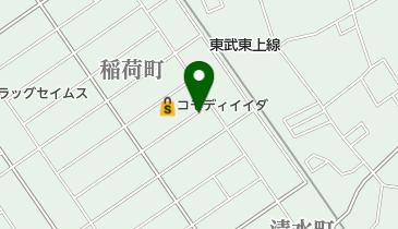 らくだプラザ稲荷町1の地図画像