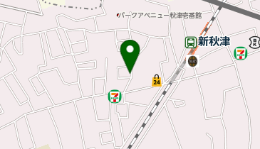 らくだプラザ新秋津1の地図画像