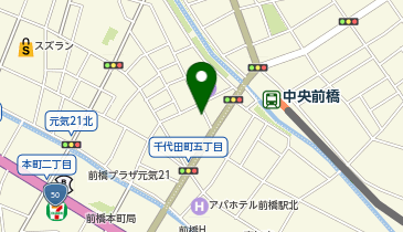 らくだプラザ前橋千代田町1の地図画像
