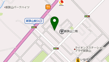 らくだプラザ新狭山10の地図画像