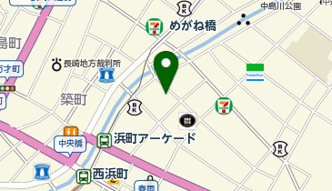 KF-Park 長崎万屋町の地図画像