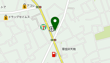 NTTル・パルク草加第1駐車場の地図画像