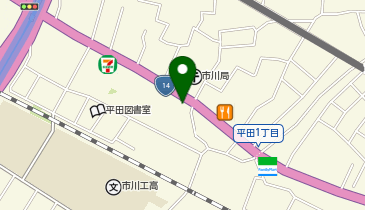 NTTル・パルク本八幡第1駐車場の地図画像