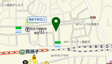 NTTル・パルク我孫子第2駐車場の地図画像