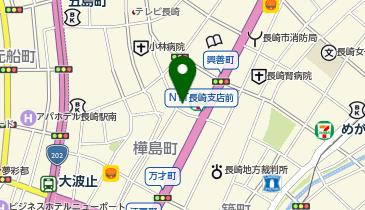 NTTル・パルク長崎万才町第1駐車場の地図画像