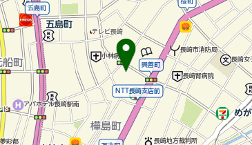 NTTル・パルク長崎万才町第2駐車場の地図画像