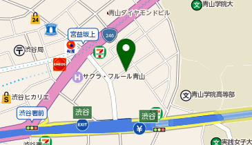 NTTル・パルク渋谷2丁目第1駐車場の地図画像