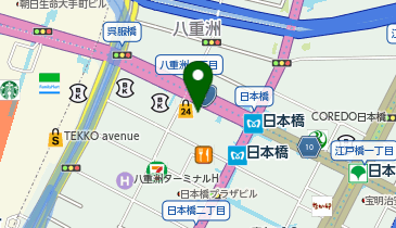 NTTル・パルク日本橋二丁目第1駐車場の地図画像