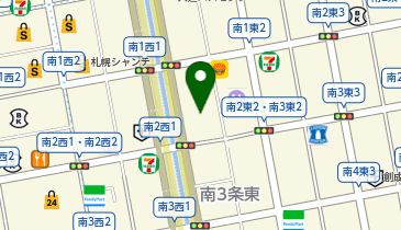 NTTル・パルク札幌南2条東1第1駐車場の地図画像