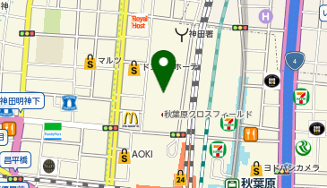 NTTル・パルク秋葉原UDX駐車場の地図画像