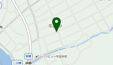 ラクピーライト 牛田中第1の地図画像