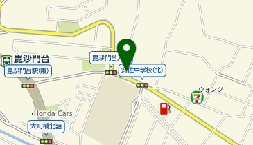 ラクピー 毘沙門台の地図画像