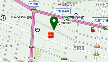 ラクピーライト豊橋呉服町の地図画像