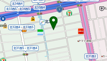 ASAHI PARK でんパーキング 北32条西3丁目の地図画像