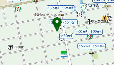 ラクピーライト 北22条西5丁目の地図画像