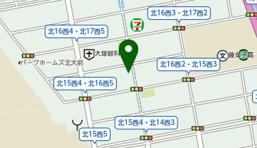 ASAHI PARK 北16西4の地図画像