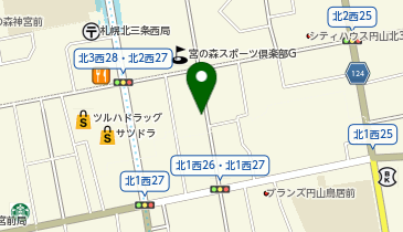 ASAHI PARK 北2西27丁目の地図画像