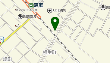 ASAHI PARK JR恵庭駅の地図画像