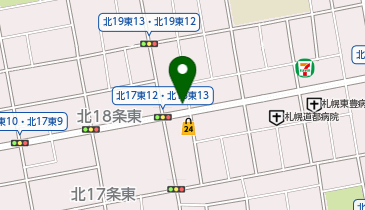ラクピーライト 北18条東13丁目の地図画像