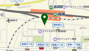 ラクピーライト 高岡駅の地図画像