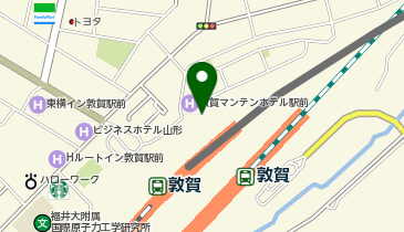 ラクピーライト 敦賀駅の地図画像