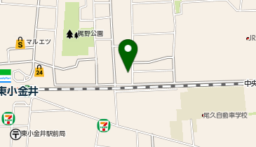 TOKYO PUBLIC 東小金井駅東第一の地図画像