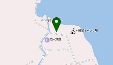 木崎湖駐車場の地図画像