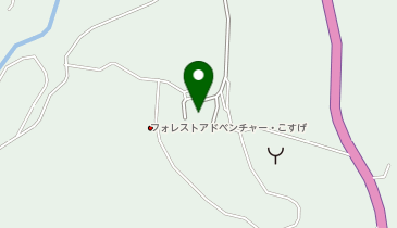 道の駅こすげ駐車場の地図画像