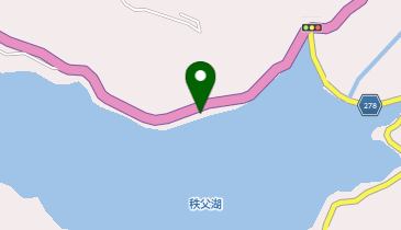 秩父湖 荒川ふれあいログハウス駐車場の地図画像