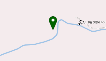 入川渓谷駐車場の地図画像