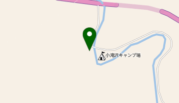 小滝沢キャンプ場駐車場の地図画像