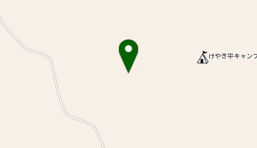 けやき平キャンプ場入口駐車場の地図画像