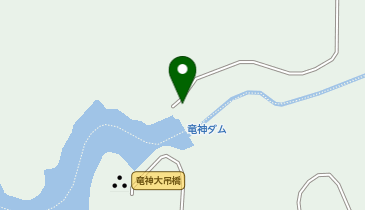 竜神ダム駐車場の地図画像