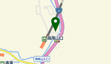 高尾山口駐車場の地図画像