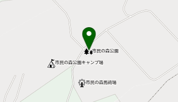 上田市民の森公園駐車場の地図画像