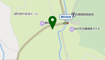 白樺高原駐車場の地図画像