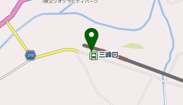 三峰口駅駐車場の地図画像