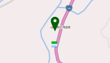 道の駅 大滝温泉駐車場の地図画像