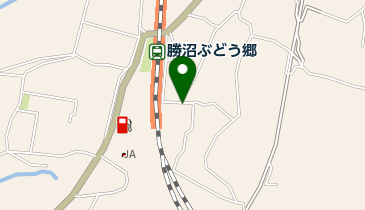 勝沼ぶどう郷駅駐車場の地図画像