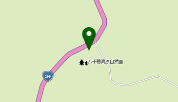 八千穂高原自然園駐車場の地図画像