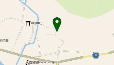 西湖東口駐車場の地図画像