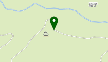 稲子湯温泉駐車場の地図画像